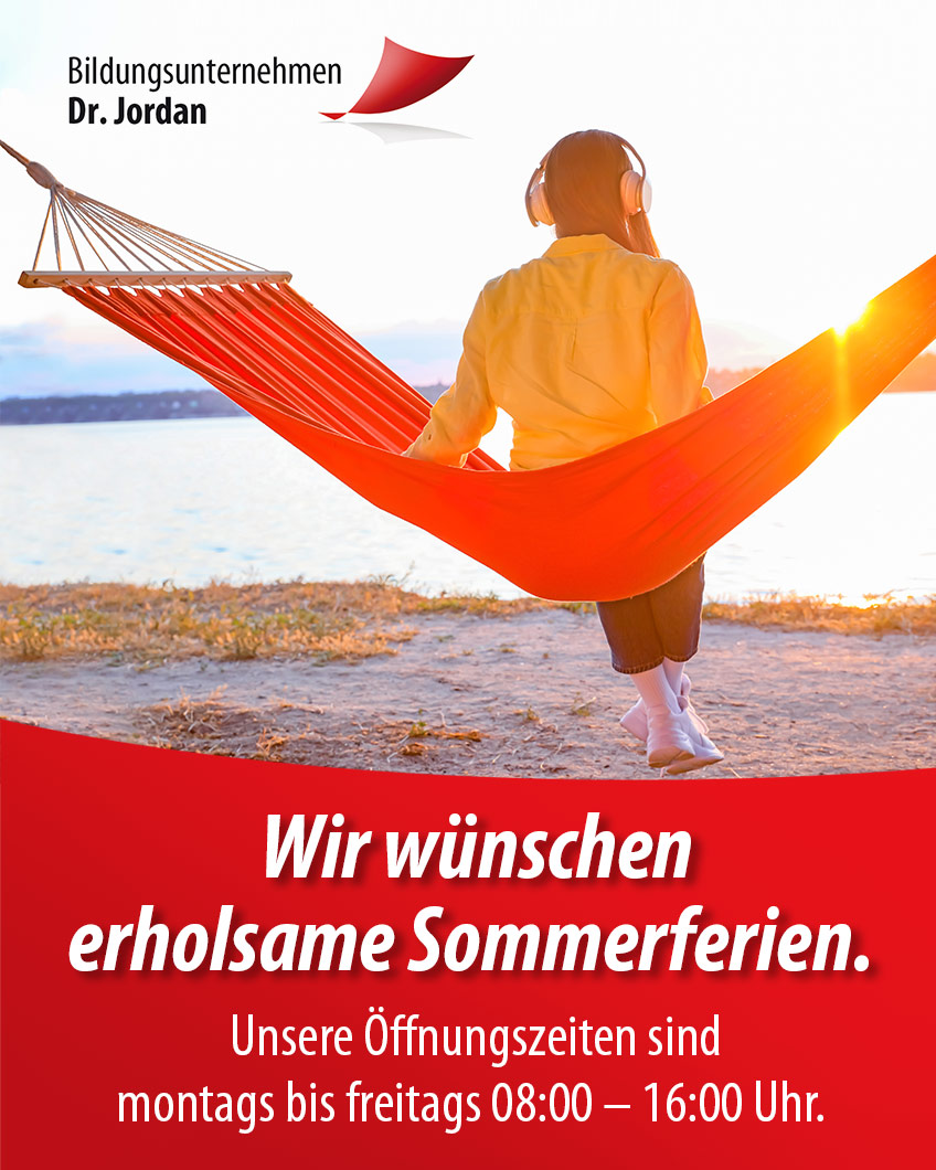 Öffnungszeiten in den Sommerferien